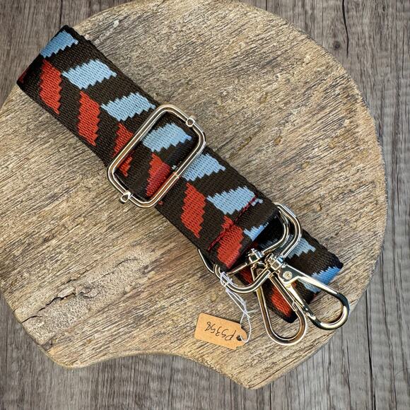 Wide Chocolate Purse Strap Crossbody Autumn Bag Strap Guitar Strap NEW FAST SHIP - Picture 1 of 4